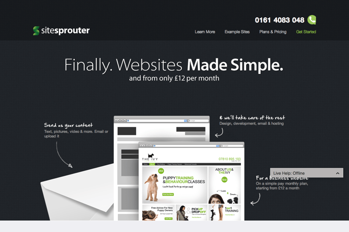 Site Sprouter website preview